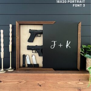 Portrait Initials - Hidden Storage Box
